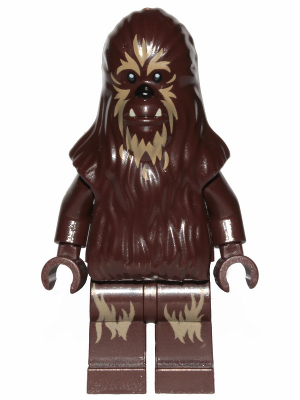 LEGO Minifigure -- Wookiee Warrior, Printed Legs-Star Wars / Star Wars Episode 3 -- SW1028 -- Creative Brick Builders